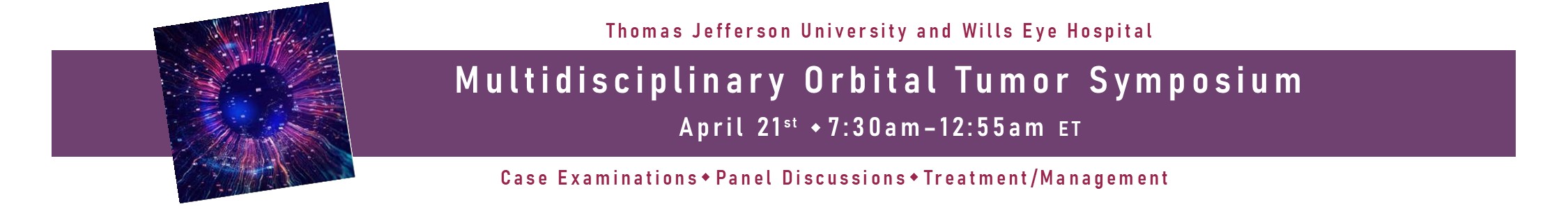 Multidisciplinary Orbital Tumor Symposium Banner